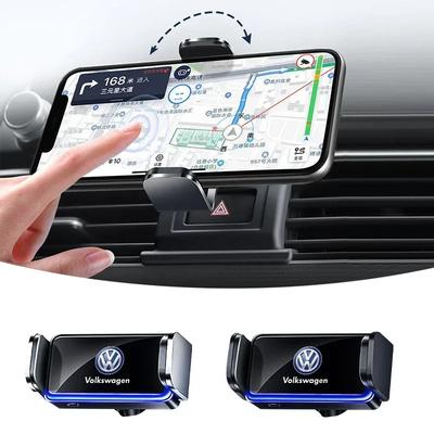 B6 VW Do Volkswagen Uniwersalny Uchwyt na Telefon Samochodowy Uchwyt Montowany na Kratkę Wentylacyjną Uniwersalny Uchwyt Samochodowy do VW GTI Polo Golf Passat Tiguan A