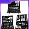 OLOEY 18-delige Aluminium BBQ Gereedschapset