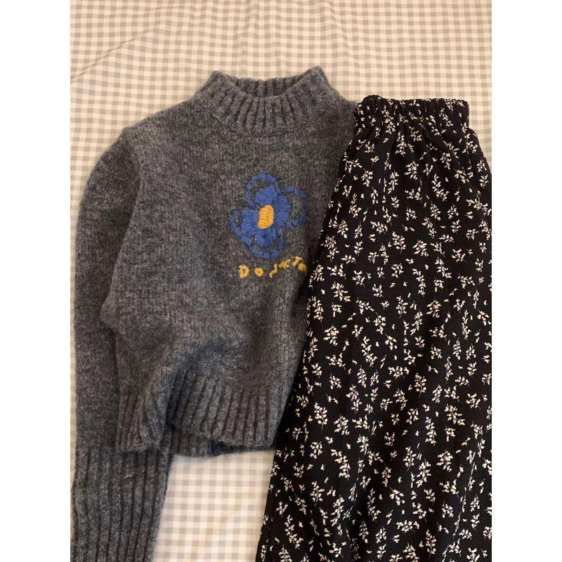 

Пуловер в стиле ретро, нижнее белье, вязаные крючком топы Grey XL recommended 57.50 kg-65.00 kg