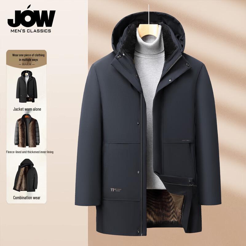 

JOW Men s Winter Thermal Lined Thickened Cotton Jacket 2XL