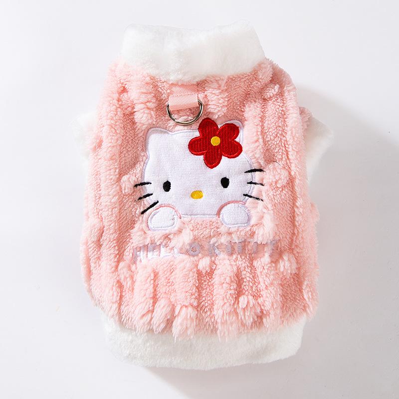 Pet Clothes Into Kittens To Keep Warm Two Feet Teddy Than Bear Dog Cat Fleece