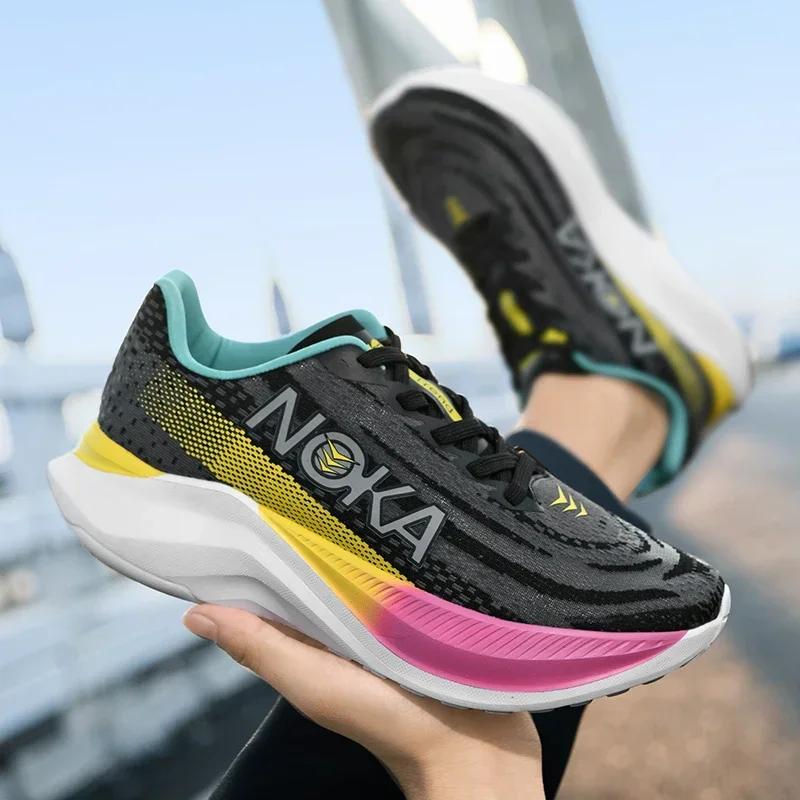 Men's Running Shoes Cushioning Outdoor Breathable Sneakers Jogging Mesh Non-Slip Couple Trainer Race Luxury shoes Off-road Shoes