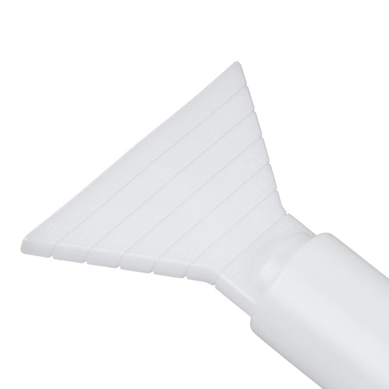 AB Static Mixer Tube Flat Nozzle Adapter External Thread Wide for Industrial Epoxy Resin Adhesive Dispensing Projects