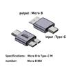 USB3.0 Type C Female Adapter Male To Type C Type-C USB3.0 Micro B Connector  Phone Accessories