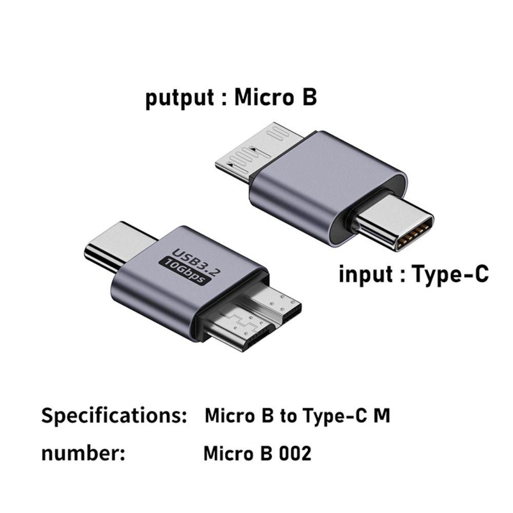 USB3.0 Type C Female Adapter Male To Type C Type-C USB3.0 Micro B Connector  Phone Accessories