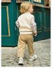 David Bella Boys' Pure Cotton Vest Spring Clothes New Children's Sweater Vest College Style Anti Static Shoulder