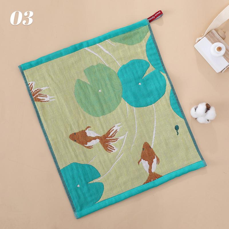 34X40Cm Large Hand Towel Kitchen Towel 4Layer Cotton Gauze Pure Cotton Dish Cloth Quick Dry Decorative Tea Towel Home Restaurant