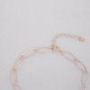 [Judy And Paul] Ratio Rose Gold Oval Chain Bracelet B51557