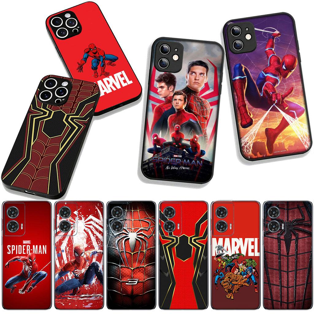 Logo Marvel Uomo Ragno Spiderman Cover Custodia per Telefono per Apple iPhone 17 16 11 Pro XS Max XR 6 7 8 Plus 16E SE 2020 Air 5 SE2