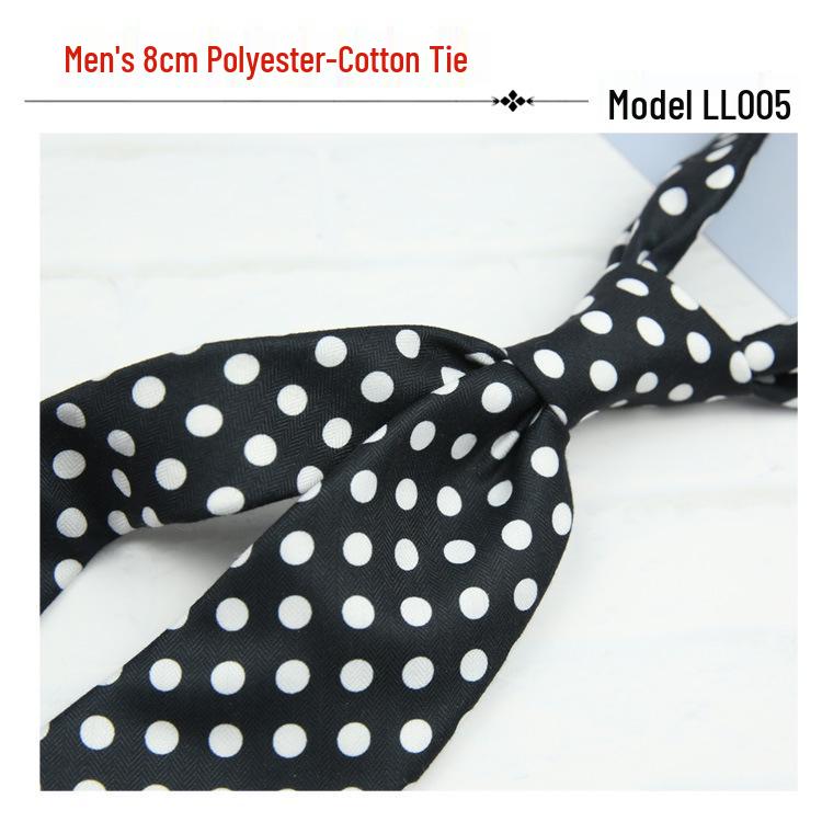 Men's Trendy 8CM Printed Tie: Business, Casual, Retro Fashion Accessory