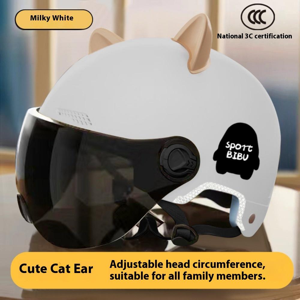 Electric Car Helmet Summer Unisex Battery Car Hard Hat Motorcycle Sun Protection Half Helmet