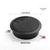 Round Desktop Cable Organizer & Decoration Ring – Cable Hole Cover & Wiring Outlet Seal