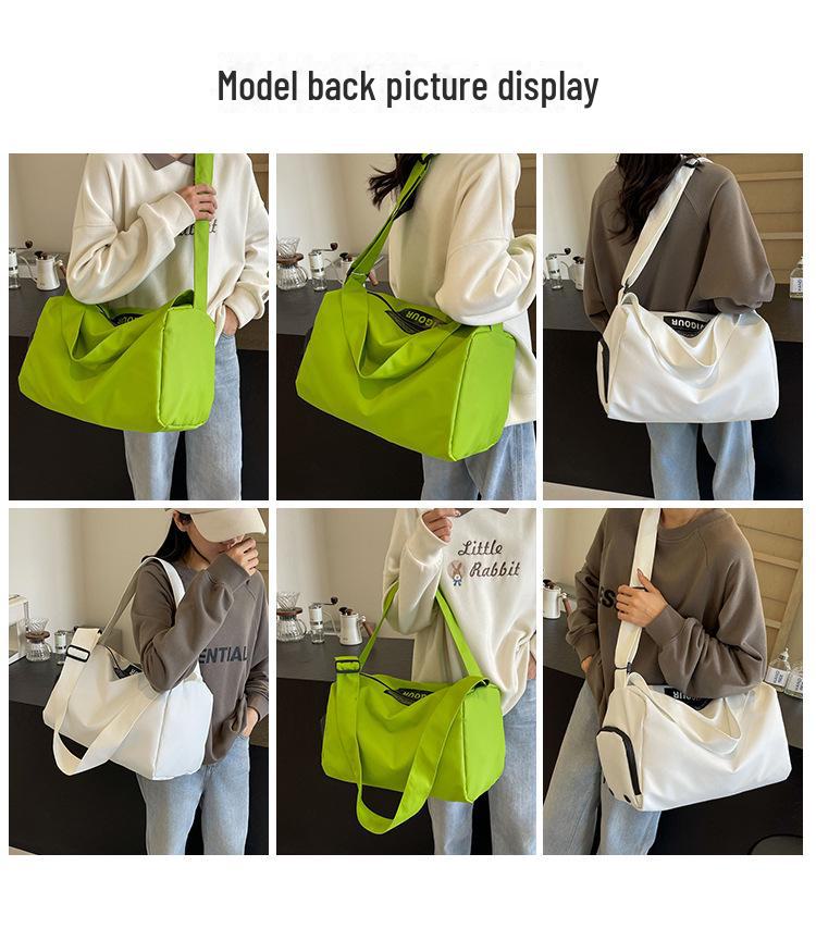 Korean Trendy All-Match Large Capacity Fitness and Travel Bag - Unisex Handheld and Crossbody
