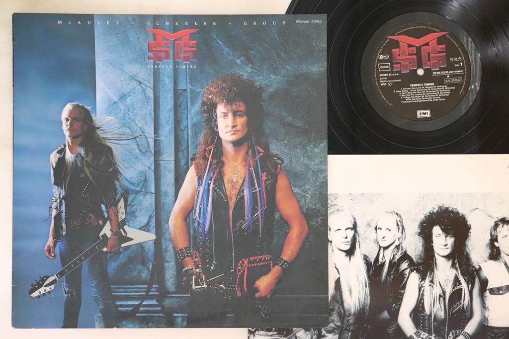 LP Record MCAULEY SCHENKER GROUP - Perfect Timing RP285506PROMO EMI 1987 Japan Metal Used
