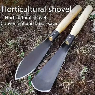 Multifunctional Gardening Tool Shovel for Household Digging Wild Vegetables Planting Flowers and Weeding Thickened Iron Hoe New
