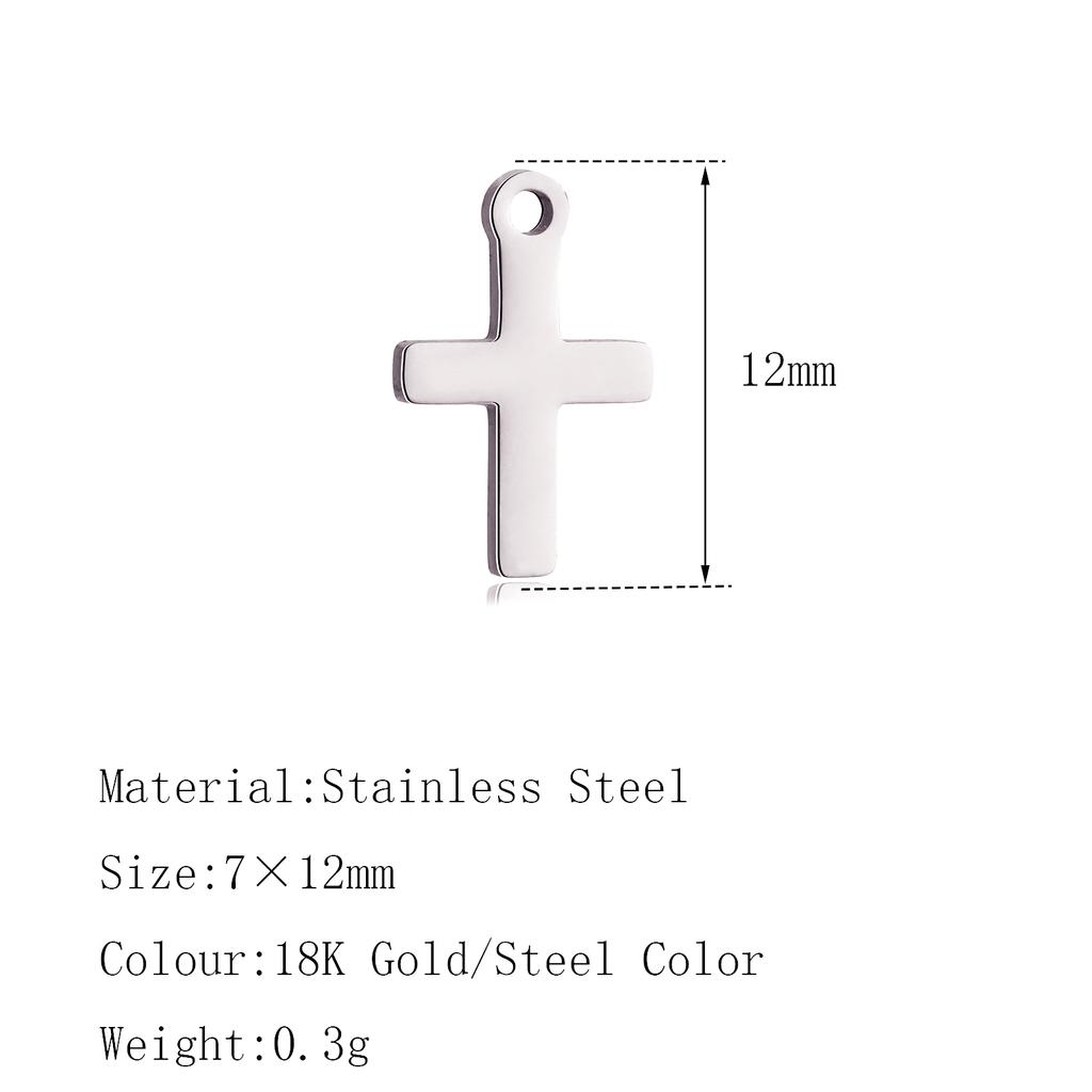 5PCS Mini Star Moon Charms For Making Necklace Bracelet Pendants Findings stainless steel Flower Love Charm DIY Handmade Jewelry