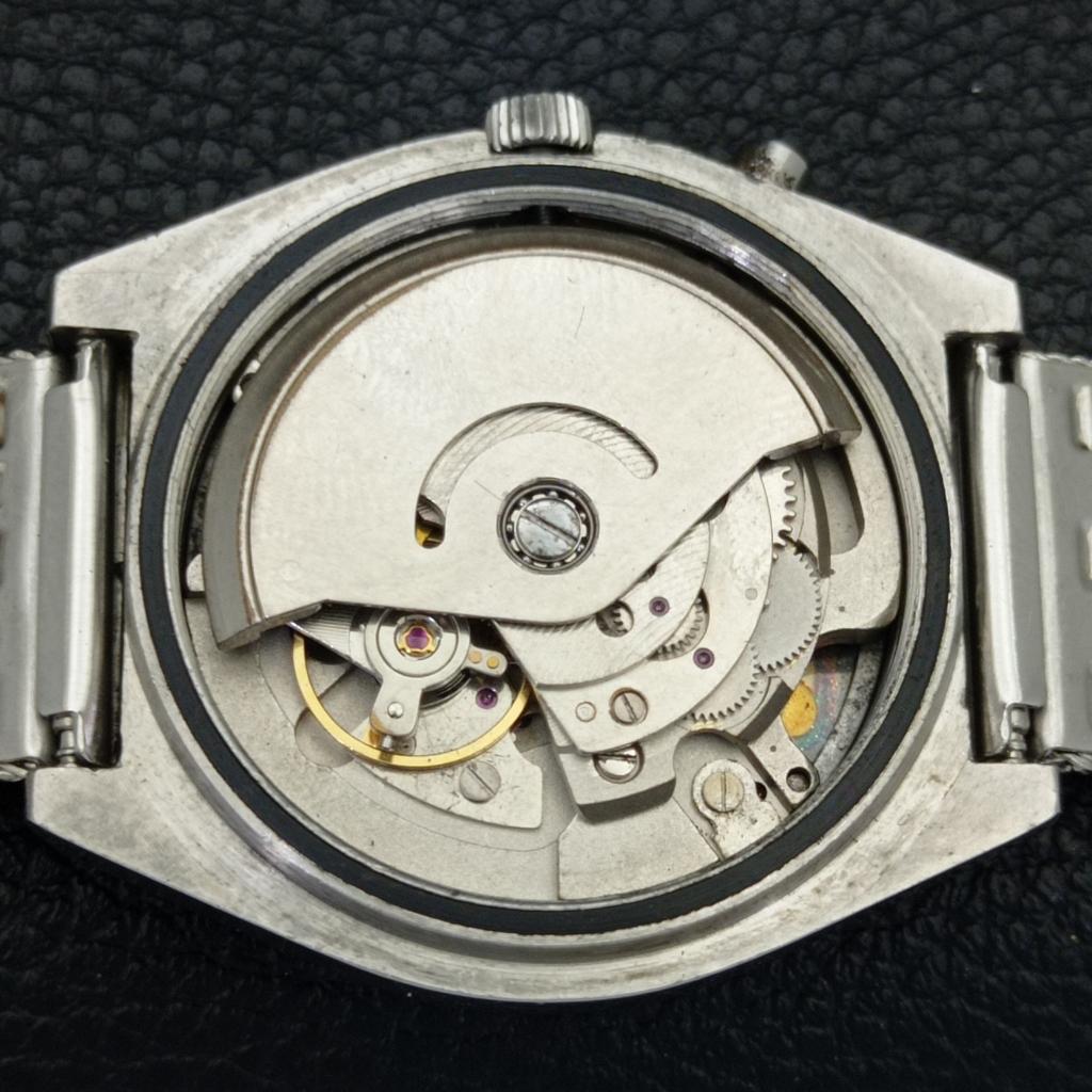 AUTOMATIC VINTAGE RICOH R31 JAPAN MENS SILVER COLOR DIAL WATCH A701928-5 R207-a701928