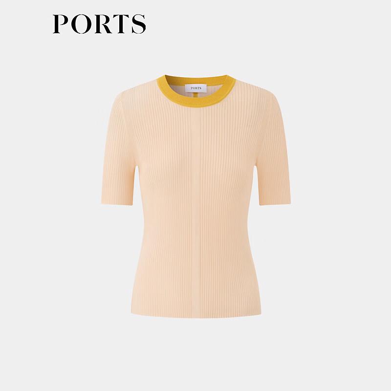 

PORTS Women s Knitted Short Sleeve Pullover L