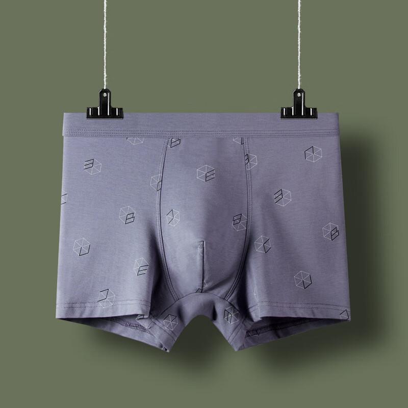 B.JOBSEN Men's Modal Cotton Boxer Briefs (2-Pack)