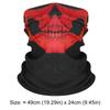 Halloween Ghost Full Face Mask Skull Scary Ghost Skeleton Motorcycle Cycling Headmask for Halloween Cosplay Balaclava Halloween