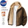 NASA MARVEL Men's Winter Fleece Lined Hooded Jacket