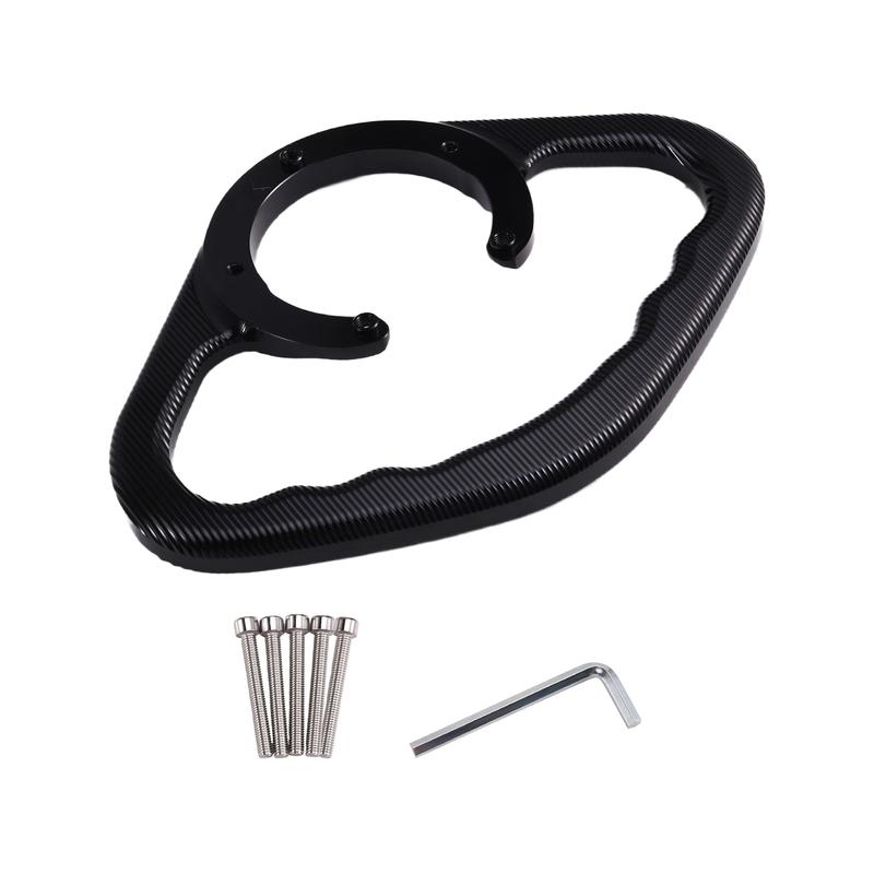 Motorcycle Fuel Tank Cap Armrest Passenger Safety Handgrip Set For Kawasaki ZX6R Z1000 Z800 Ninja650