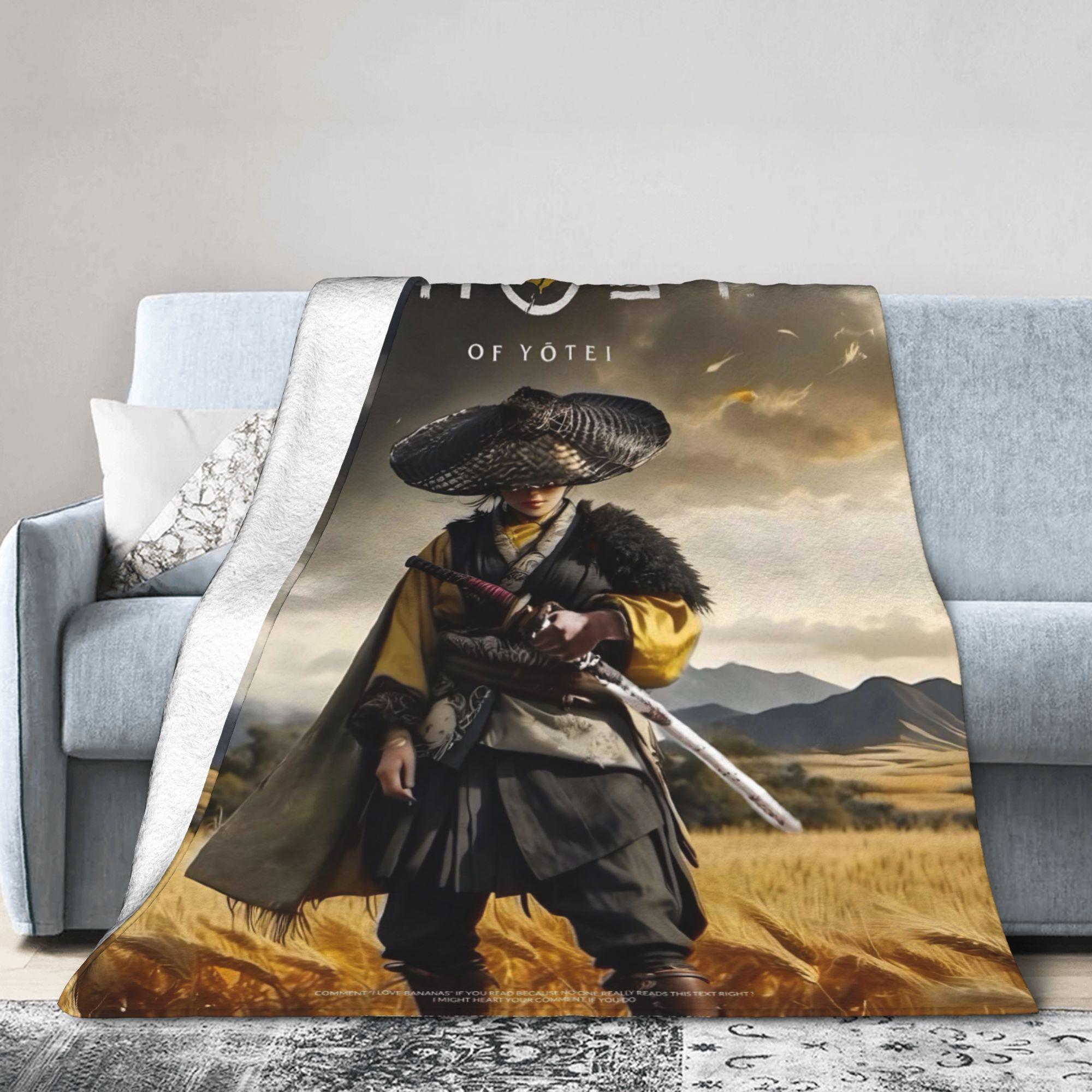 Плед  Призрак Йотей  2025 Качественный Теплый Плед для Дивана Зимний Детский Плед с Рисунком Покрывало для Кровати 30x40in