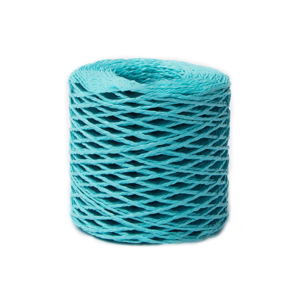 Cotton Raffia Yarn Crochet Summer Sun Hat Yarn Beach-Bag Yarn Raffia Straw Yarn DIY Knitting Material for Women Girls