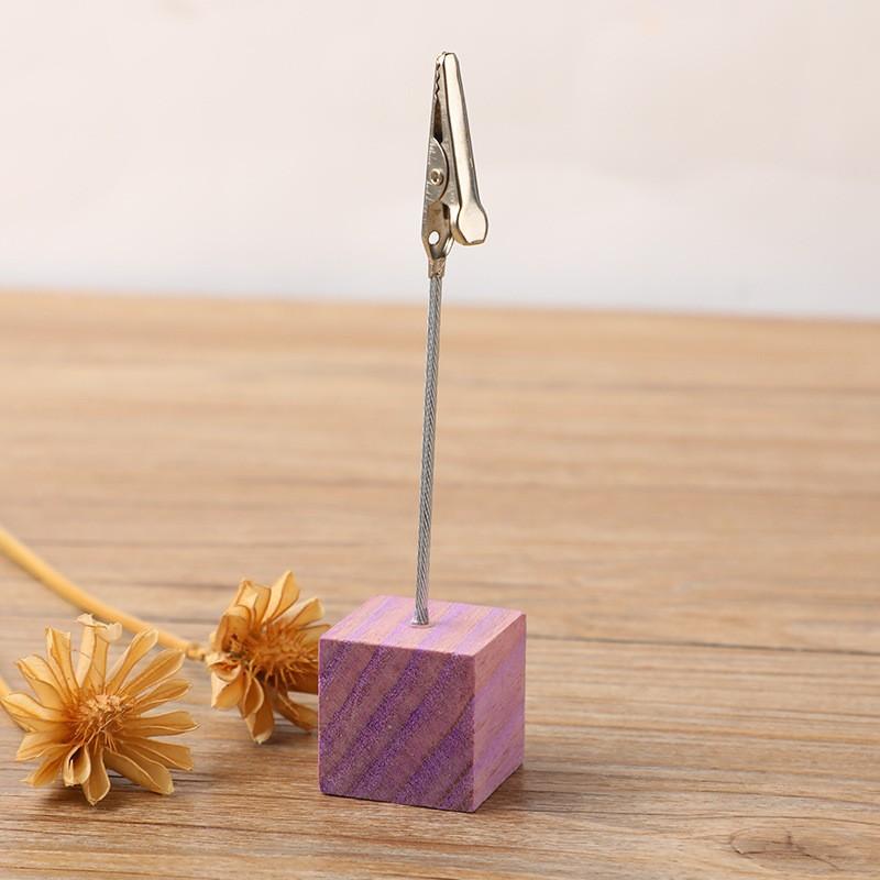 1 Pièce Clip Décoratif en Bois Rétro Simple pour Notes Autocollantes Photos de Bureau Clip Poisson Porte-Cartes Message Luxe