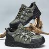 Outdoor-Camouflage-Wanderschuhe Frühling und Herbst neue Farbabstimmung Arbeitsschuhe kalte klebrige Herrenschuhe Schnür-Sportschuhe