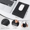 Univo Colors Mouse Pad with Integrated Wrist Rest, 245mm x 170mm, Fatigue Reduction, Ergonomic Design, Soft Material, Stress Relief, Breathable, Skin-