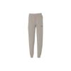 Elastic Waist Cuff Knit Fitted Straight-Leg Casual Pants Unisex Bottoms Khaki 673880-68