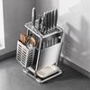 Multifunctional Kitchen Utensil Organizer Drain Tray Tool Storage Rack Cutter Holder  Household