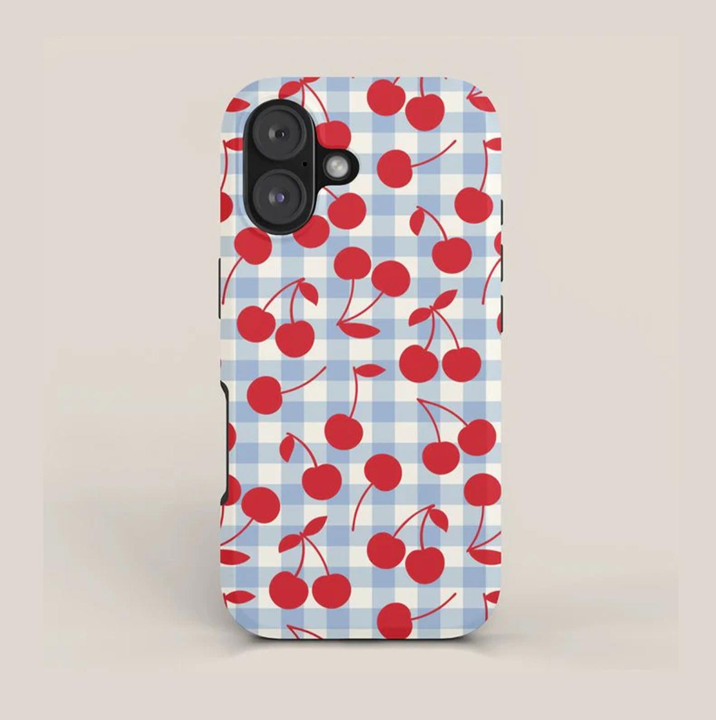 

Y2K Swag Retro Plaid Korean Phone Case for iPhone 17 17e 16e 16 15 14 13 12 11 X XS XR XSMAX 7 8 Air Pro Max Plus Double-layer iPhone 11