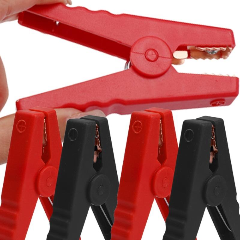 Insulated Crocodile 100A Large Alligator Clip Car Battery Alligator Clips Clamps for Electrical Battery Chargers Crocodile Clips