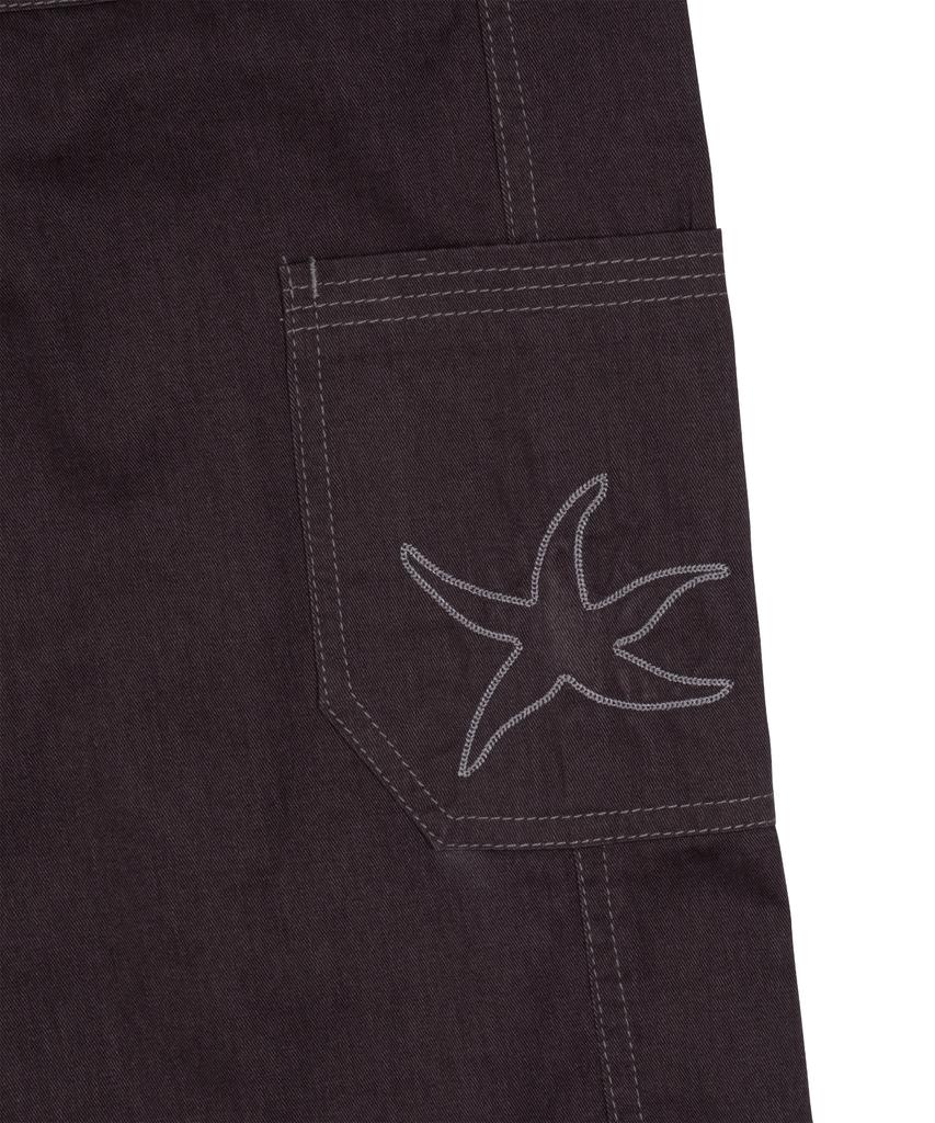 THE COLDEST MOMENT Tcm Stitch Cargo Pants (Dark Purple)