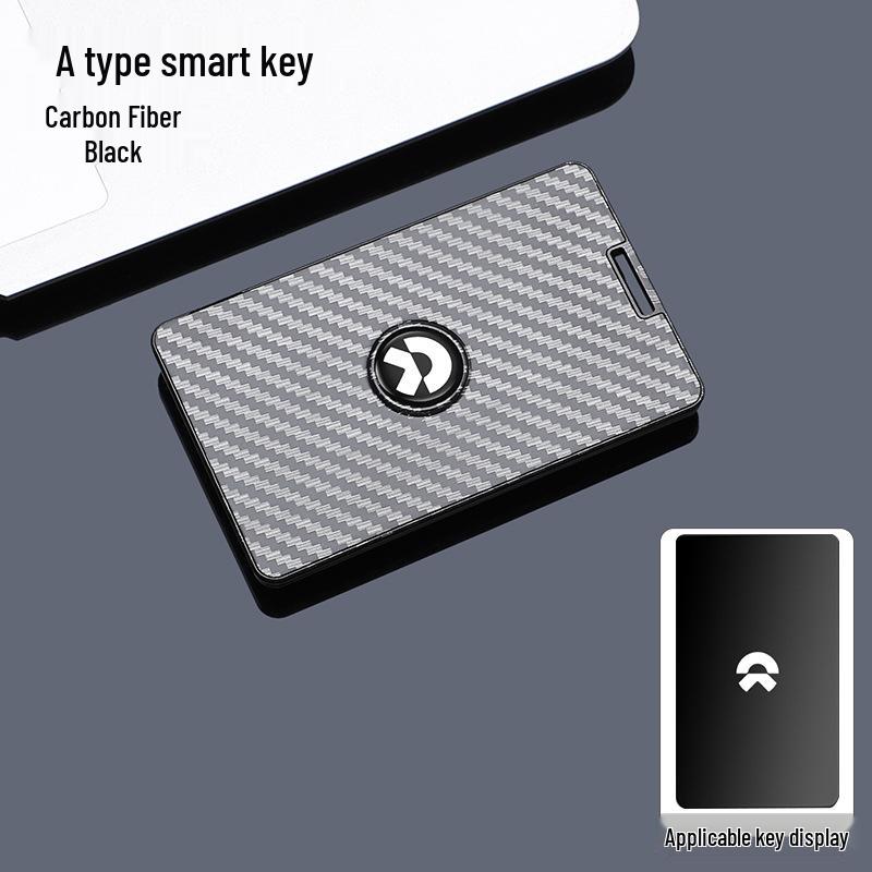 Nio Key Case Compatible with ET5, ET7, ES6, ES7, ES8, EC6 2025 Models - Carbon Fiber Texture Shell