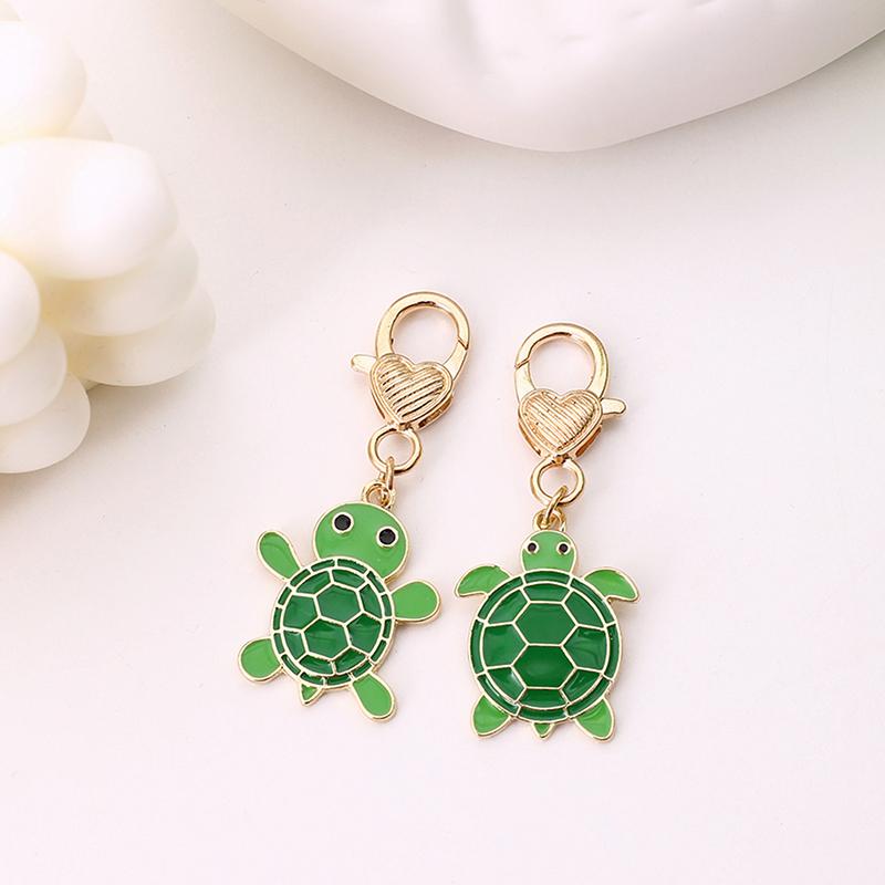 Sea Turtle Keychain Pendant Charms Unisex Jewelry Bag Car Key Ring Decor Cartoon Kids Gifts