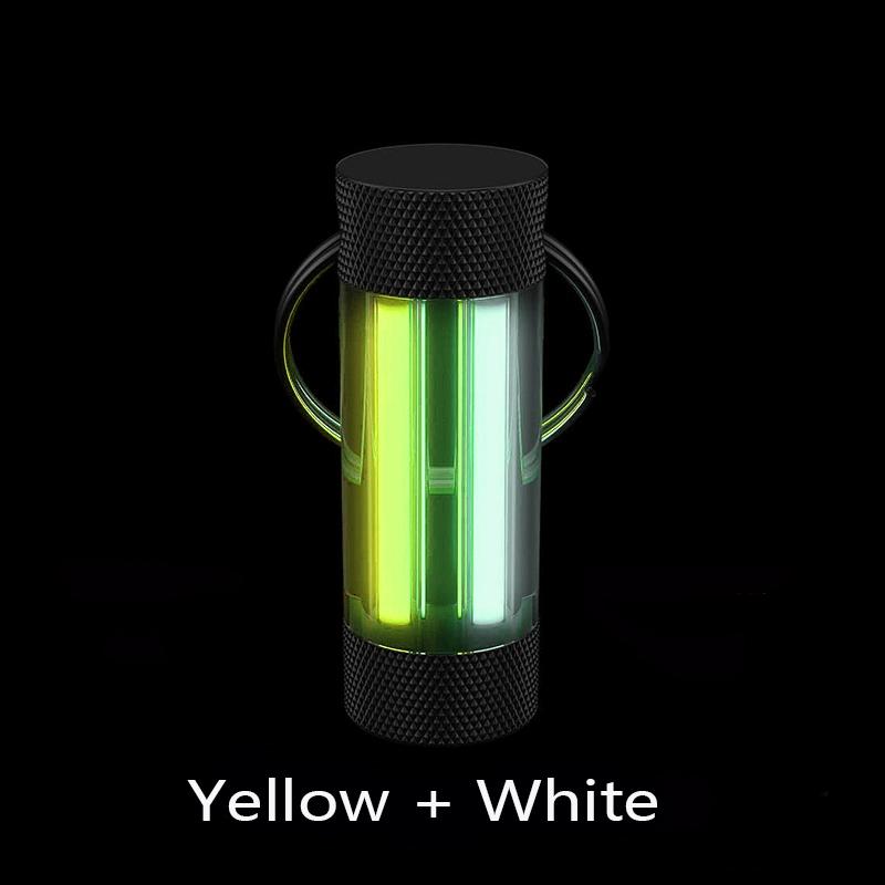 Tritium Trachea Keychain, Double Tritium Tube Pendant, Pendant, Self-luminous Fluorescent Stick Luminous Luminous Stick Tritium
