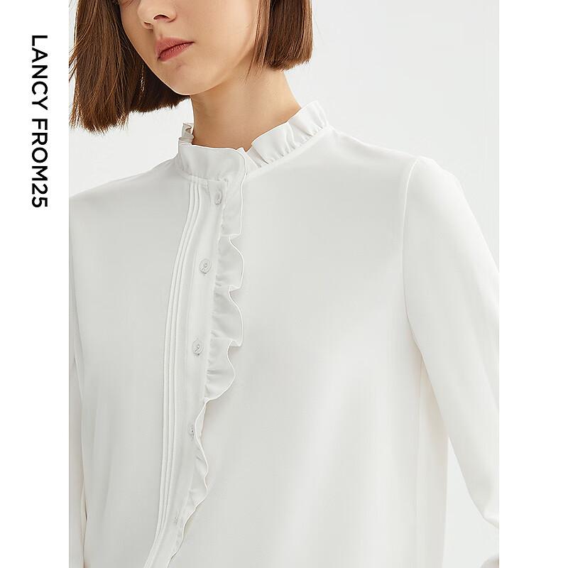 LANCY Retro Palace Style Chiffon Long Sleeve Blouse