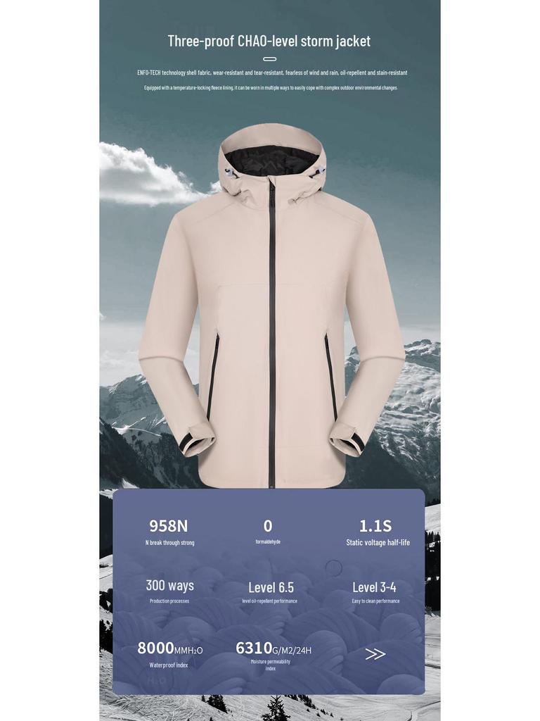 Men's and Women's Cotton-Padded Jacket: Thick, Warm, Hooded, Customizable Logo Windbreaker for Outdoor Work