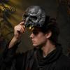 Dekorative Gotische Maske, Gruselige Halloween-Vampir-Schädelmaske, Horror-Halbmaske für Maskenball, Kostüm, Cosplay-Requisite