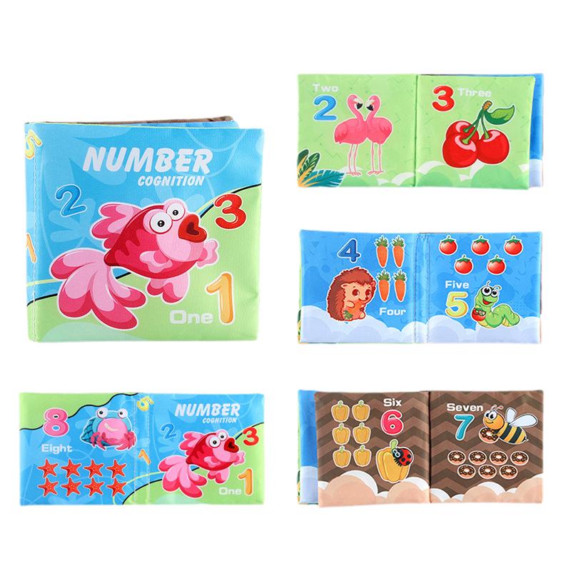 

Educational Early Soft Cloth Book Tearresistant Cloth Material With Sound Paper Number