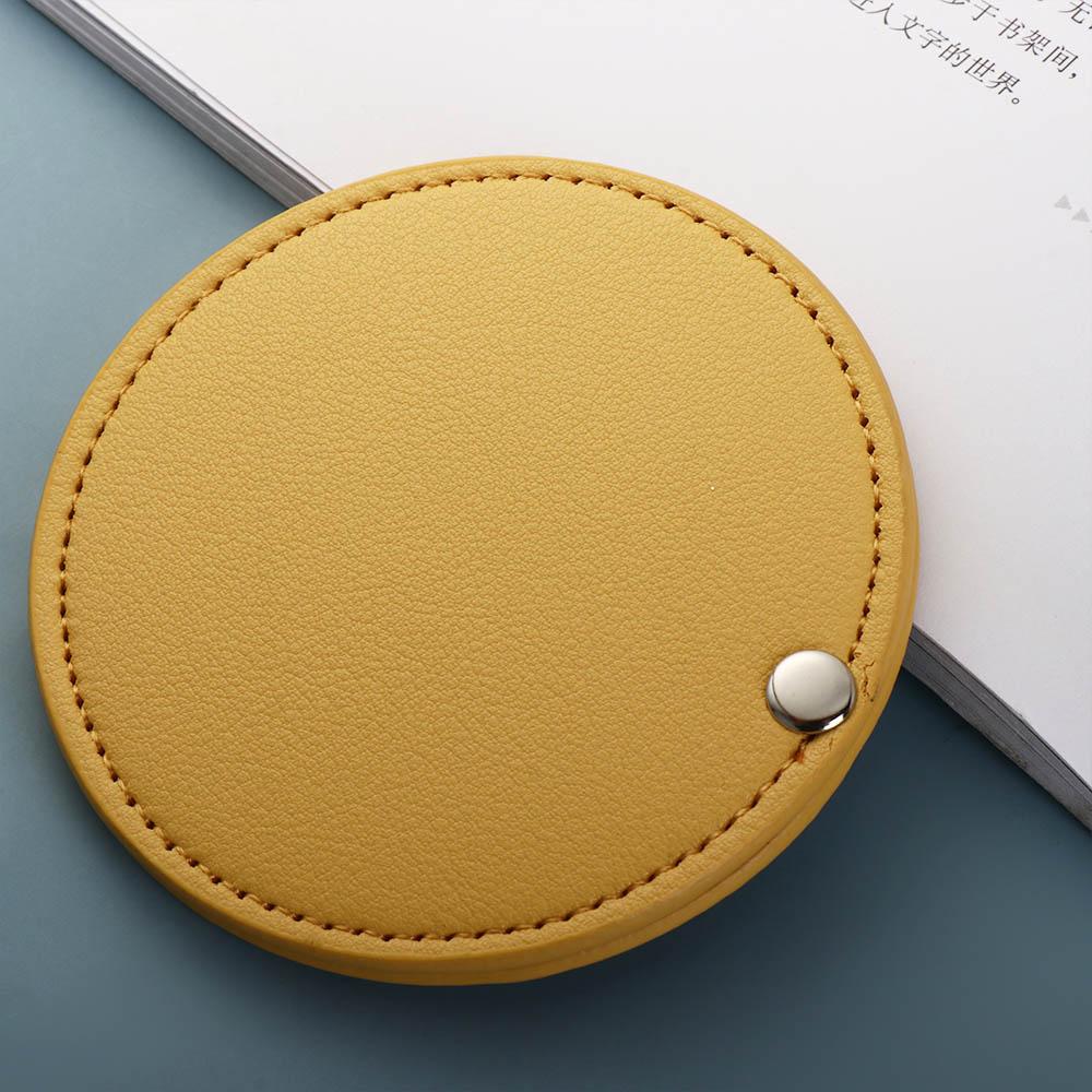 PU Leather Gift for her Makeup Mirror Travel Accessories Cosmetic Mirror Compact Pocket Mirror