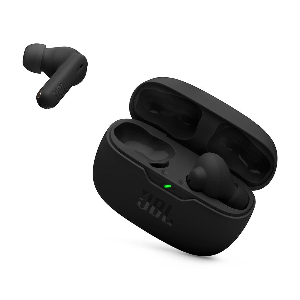 JBL WAVE BEAM 2 Wireless Earbuds, Active Noise Cancelling, IP54 Waterproof and Dustproof, Multi-Point, Up to 40 Hours of Playtime (Black)