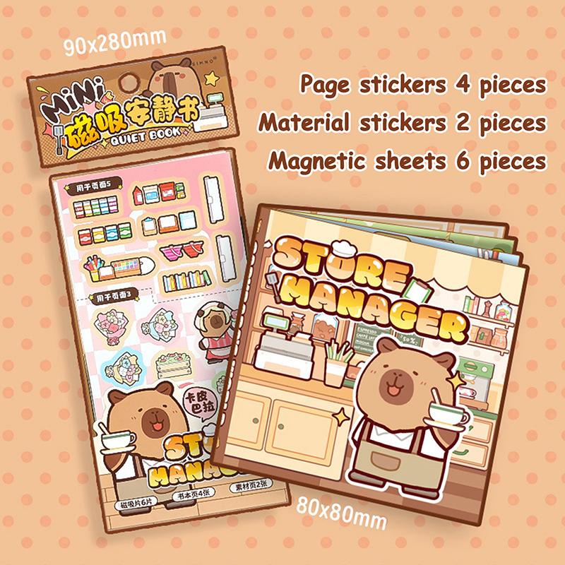 

1 комплект Декомпрессионные тихие книги Забавная интерактивная мини-книга Креативное воображение Сделай сам Портативная детская книга для выплеска эмоций Подарки