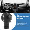 M63K-6 Speed Car Manual Gear Shift Knob Shifter Cover For Mini Cooper F55 F56 F54 F60 7641999