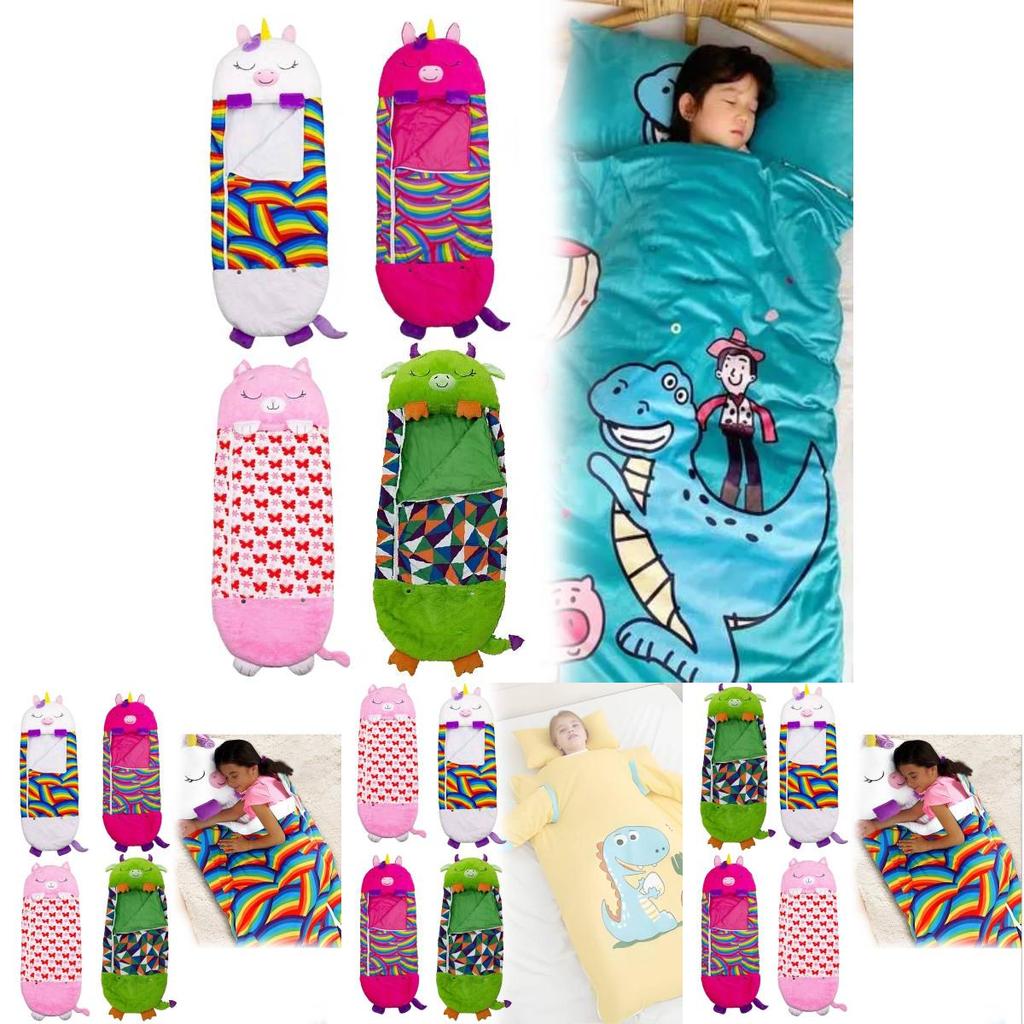 Cozy Cartoon Animal Children's Sleeping Bag Adorable Unicorn And Shark Designs