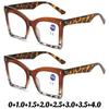 New Retro Large Frame Reading Glasses Neutral New Trend Blue Light Blocking Prescription Glasses Fashionable Presbyopia Glasses