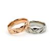 Mary Fashionable Diamond Lattice Pattern Ring - Women's Stylish and Unique Couple's Ring